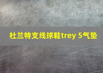 杜兰特支线球鞋trey 5气垫